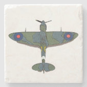 Vlucht 5 coastercnm stenen onderzetter (Voorkant)