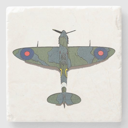 Vlucht 5 coastercnm stenen onderzetter (Voorkant)