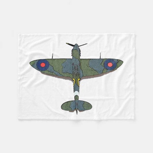 Vlucht 5 fbcna fleece deken (Voorkant (Horizontaal))