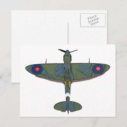 Vlucht 5 pccna briefkaart (Voorkant / Achterkant)