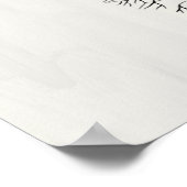 Vlucht Abstracte droomkraakbedekking Poster (Hoek)