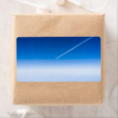 Vlucht boven de wolken etiket (Insitu)