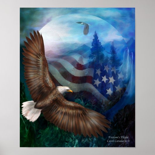 Vlucht - Eagle Art Poster/Print Poster (Voorkant)