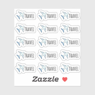 Vlucht Herinnering Functionele Planner voor Vliegt Sticker