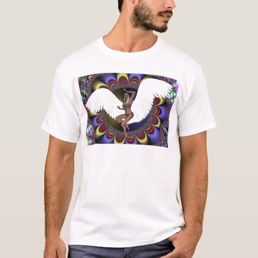 Vlucht in chaos t-shirt (Voorkant)