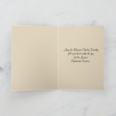 Vlucht in Kerstmis van de Rozen van Egypte Feestdagen Kaart (Binnen)