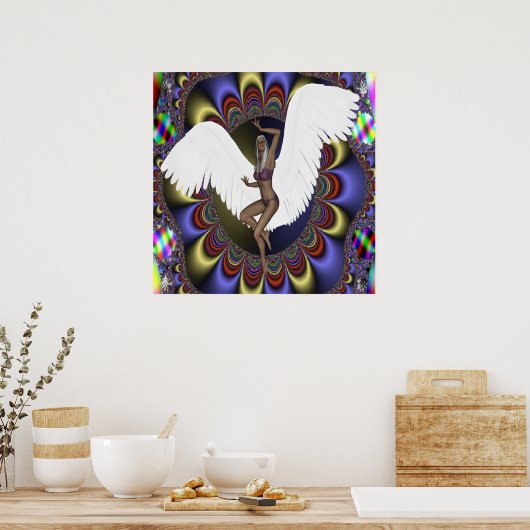 Vlucht naar Chaos Poster (Keuken)