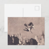 Vlucht naar de Sabbat William Mortensen Briefkaart (Voorkant / Achterkant)