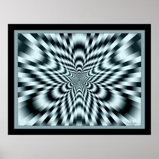 Vlucht naar een andere wereld poster (Voorkant)