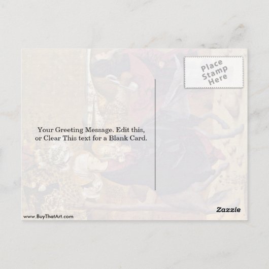 Vlucht naar Egypte door de kapitein van Mondsee Briefkaart (Achterkant)