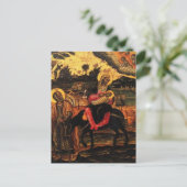 Vlucht naar Egypte door Emmanuel Tzanes Briefkaart (Staand voorkant)