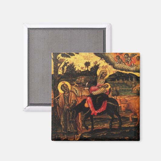 Vlucht naar Egypte door Emmanuel Tzanes Magneet (Voorkant / Achterkant)