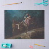 Vlucht naar Egypte door Francisco Goya Tissue Pape Tissuepapier (Craft)