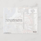 vlucht naar Egypte door Giotto di Bondone Briefkaart (Achterkant)