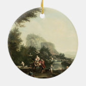 Vlucht naar Egypte Keramisch Ornament (Achterkant)