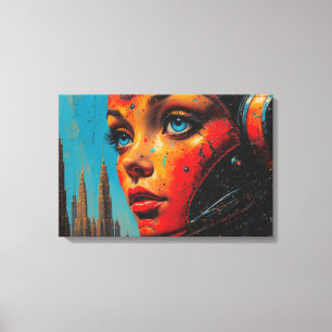 Vlucht naar Gisteren-6 Canvas Afdruk