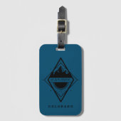 Vlucht naar het Bagagelabel Blue (Voorkant (verticaal))