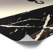 Vlucht naar Mars, sci-fi poster (Hoek)