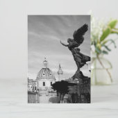 Vlucht naar Rome Kaart (Staand voorkant)