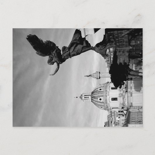 Vlucht naar Rome Uitnodiging Briefkaart (Voorkant)