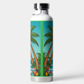 "Vlucht naar sereniteit" Waterfles (Rechts)