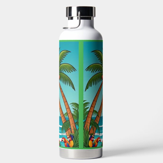 "Vlucht naar sereniteit" Waterfles (Rechts)