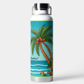 "Vlucht naar sereniteit" Waterfles (Achterkant)