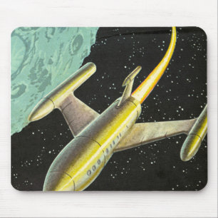 Vlucht naar Space Mousepad Muismat