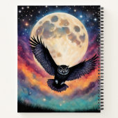 Vlucht onder een volle maan notitieboek (Achterkant)