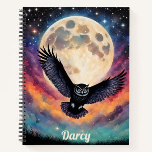 Vlucht onder een volle maan notitieboek