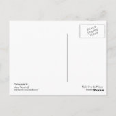 Vlucht over de paleis briefkaart (Achterkant)