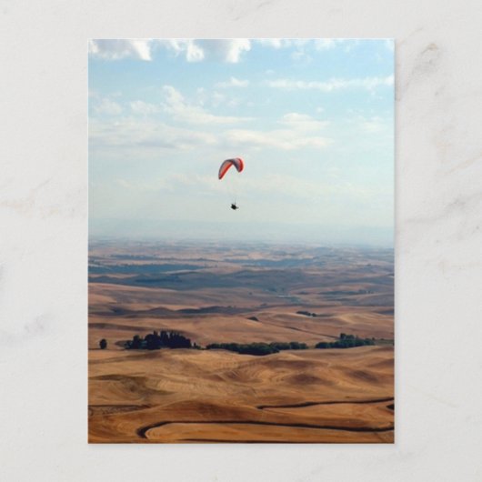 Vlucht over de paleis briefkaart (Voorkant)