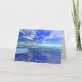 Vlucht over Water - Verjaardag (Sjabloon) Kaart (Achterkant)