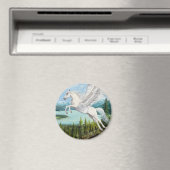 Vlucht Pegasus paard magneet nemen (Insitu (Vaatwasser))