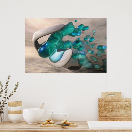 vlucht poster (Keuken)