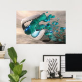 vlucht poster (Thuiskantoor)