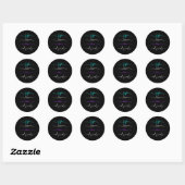 VLUCHT RONDE STICKER (Vel)