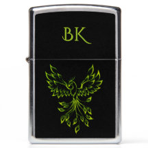 Vlucht van A Phoenix Green Monogrammed