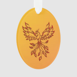 Vlucht van A Phoenix Ornament