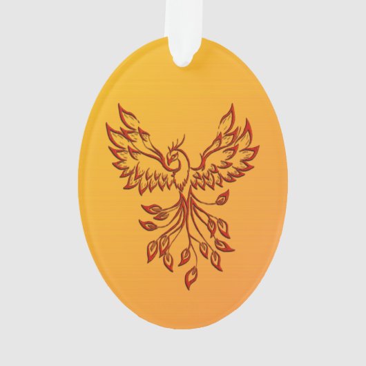 Vlucht van A Phoenix Ornament (achterkant)