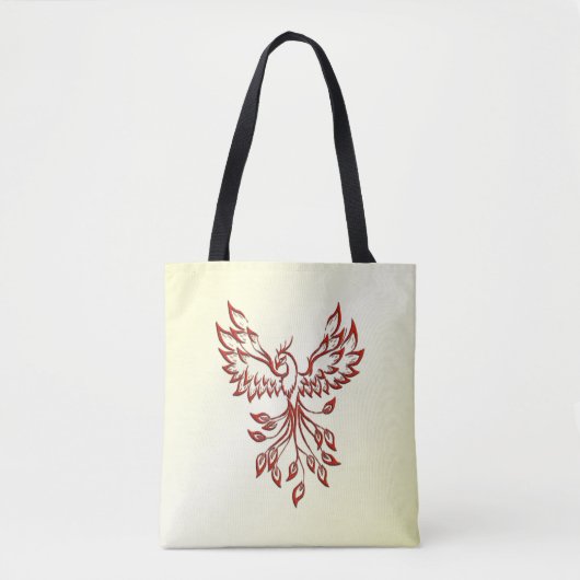 Vlucht van A Phoenix Tote Bag (Voorkant)