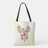 Vlucht van A Phoenix Tote Bag (Achterkant)