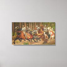 Vlucht van Charles de Stoute te paard