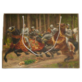 Vlucht van Charles de Stoute te paard Groot Cadeauzakje (Voorkant)