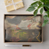 Vlucht van Charles de Stoute te paard Tissuepapier (Geschenk)