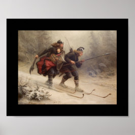 Vlucht van de Baby koning Poster