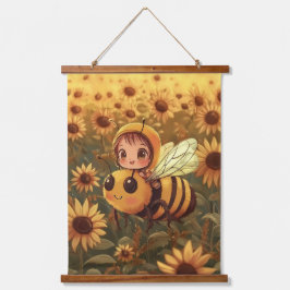 Vlucht van de Bumblebee Rider Hangend Wandkleed