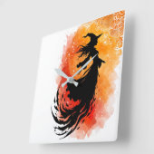 Vlucht van de Ember Shadow-No-tekst Vierkante Klok (Hoek)