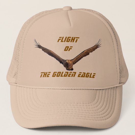 Vlucht van de Golden Eagle Trucker Pet (Voorkant)