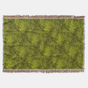 Vlucht van de groene rosella abstract patroon thro deken